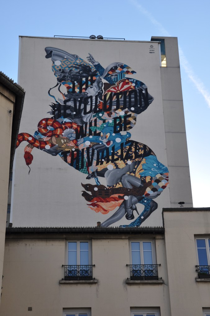Tristan Eaton, Paris, 8 rue du Chevaleret, The Revolution will be trivialized