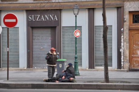 Mendiants rue Réaumur