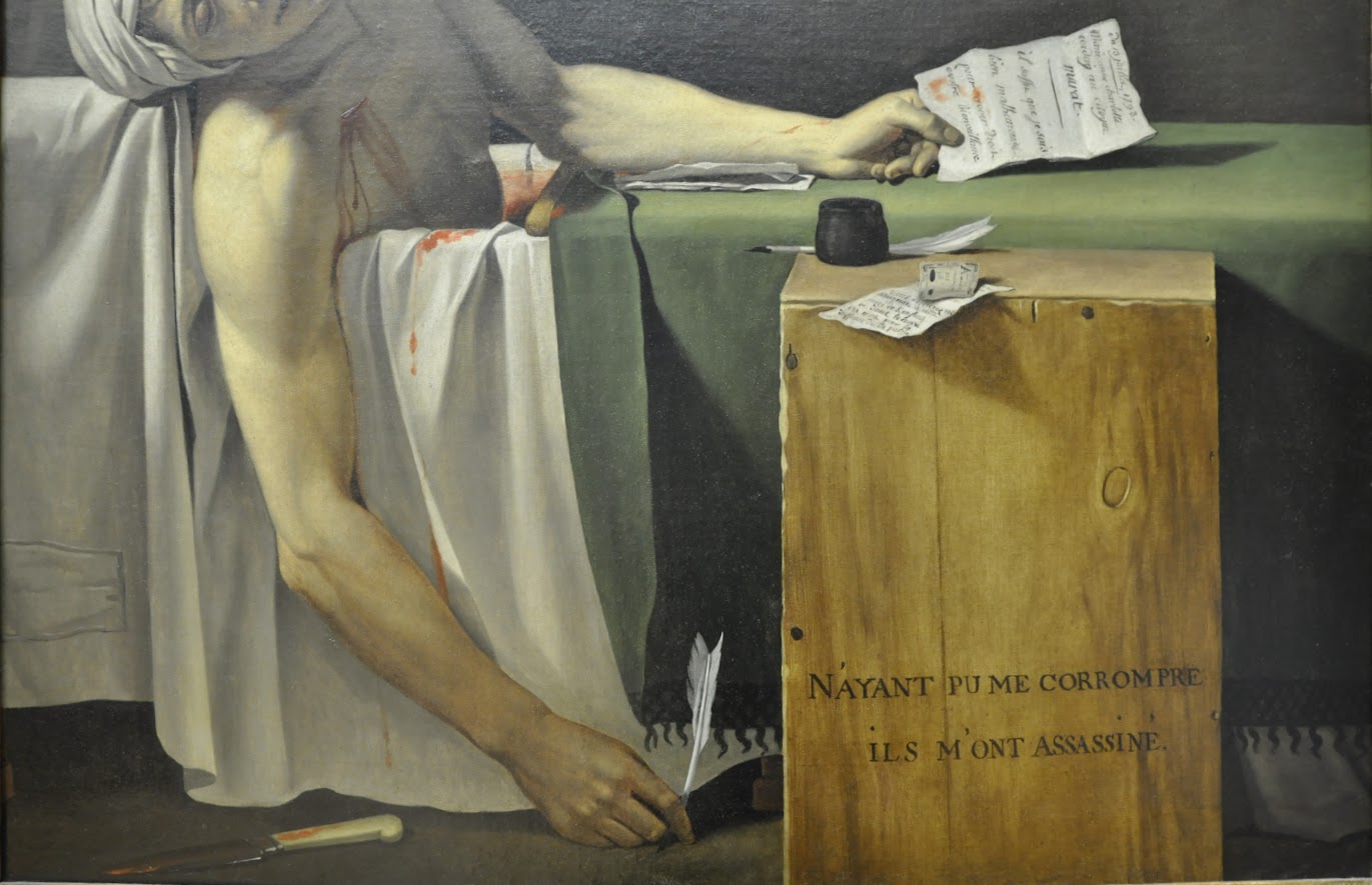 La Mort de Marat. Détail