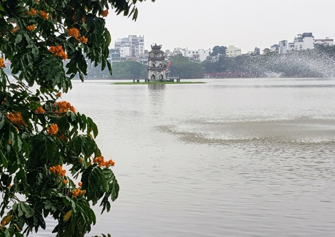 Hanoï. Lac de l'épée restituée d'Hanoï