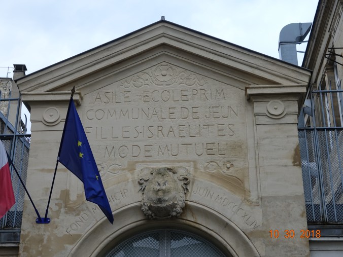 Asile Ecole Primaire Communale de Jeunes Filles Israéelites. Mode mutuelDSC05566