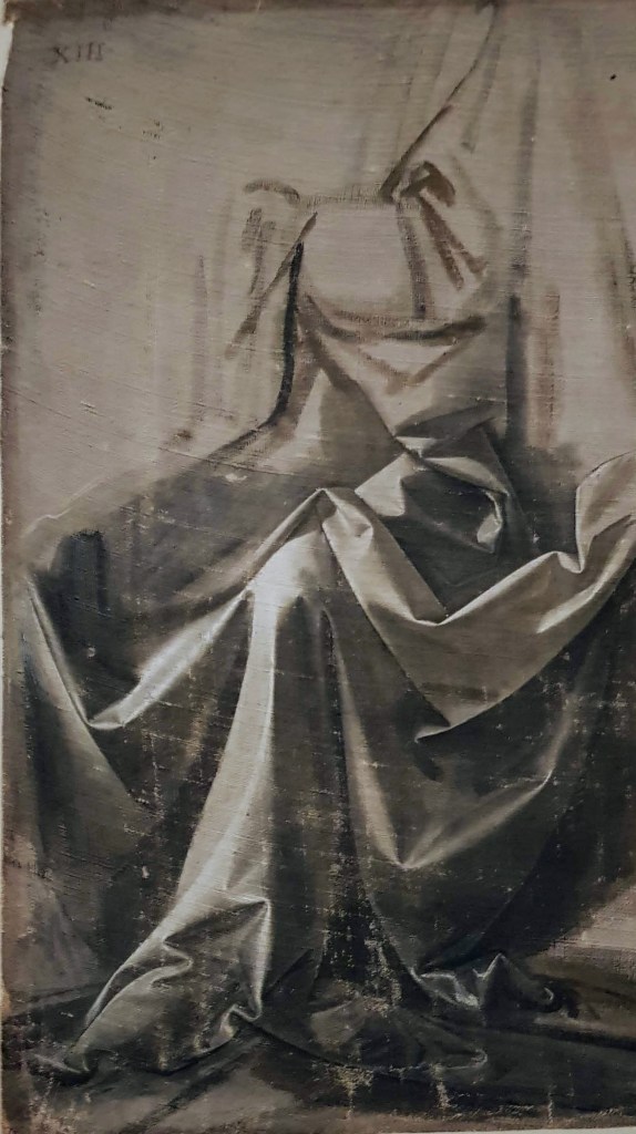 Léonard de Vinci. Drapé